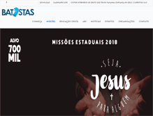 Tablet Screenshot of missoesestaduais.com